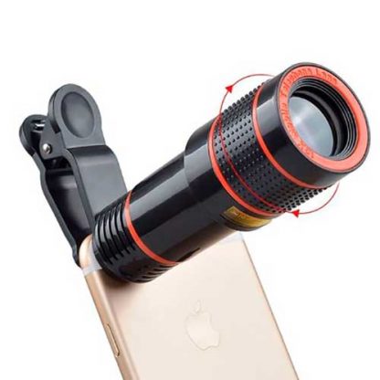 Trípode con lente 12X para celulares - Imagen 5