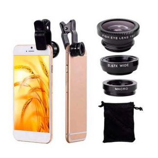 Juego de lentes 3 en 1 para celulares