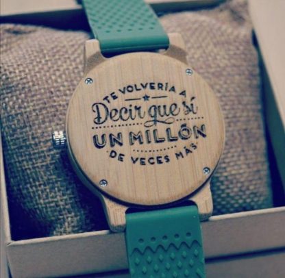 Relojes de madera personalizados "Woodmark" - Imagen 3