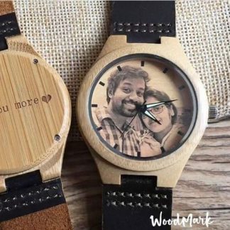 Relojes de madera personalizados "Woodmark"